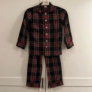 Crew Cuts Button Up Flannel Pajama Set